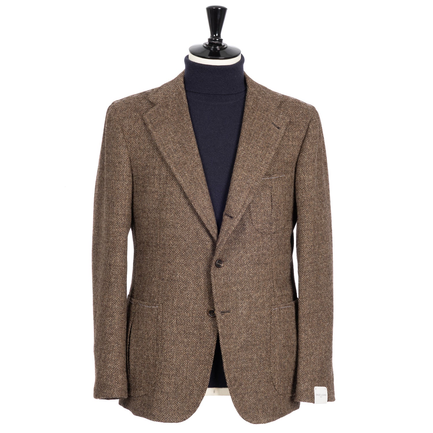 Limited Edition x Michael Jondral: Jacket "Diamond Pattern" made of pure Wool by Marling & Evans - purely handmade